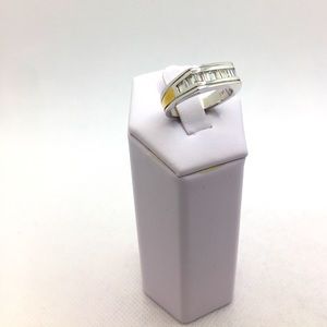 Men’s 14k White and Yellow Gold Diamond Ring